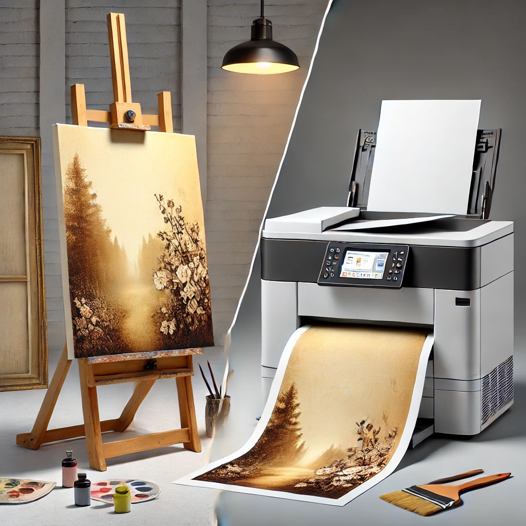 Peinture originale ou impression : quelles différences ?
