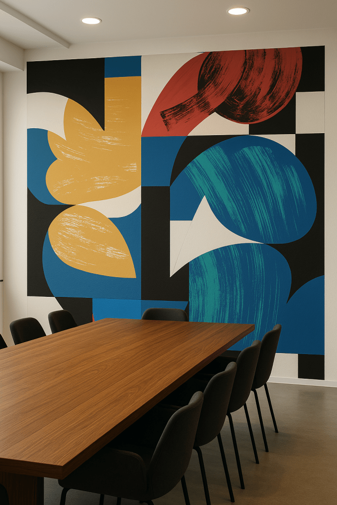 Fresque créative bureaux